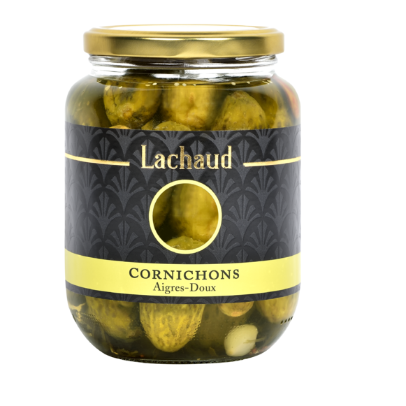 Sweet and sour gherkins - low in salt - 450 g