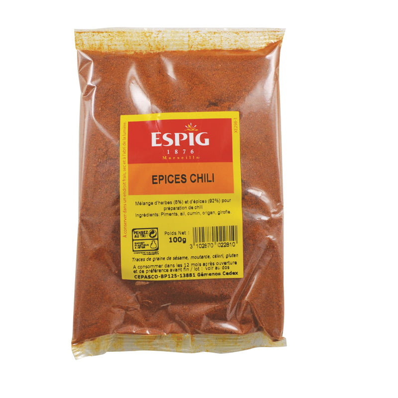 Spice mix - Chili - very low in salt - 100g