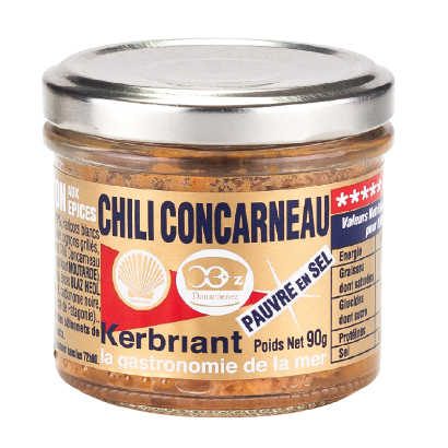 Hummus with Chili Concarneau spices - low in salt - 90g