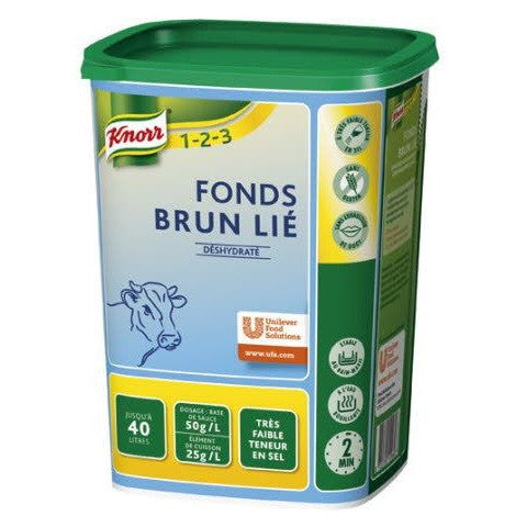 Fond Brun Lié - very low in salt - MAXI format - 1 Kg