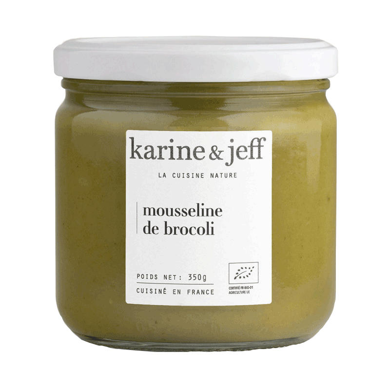 Broccoli mousseline - low in salt - 350g