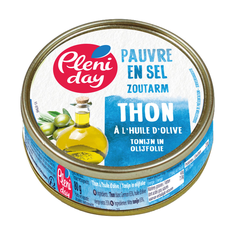 Thunfisch in Olivenöl - sehr salzarm - 80g
