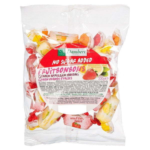 Soft fruit candies - no added sugar - 100g