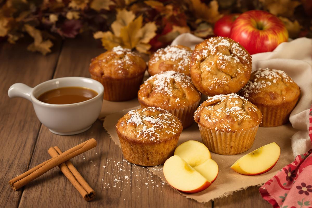 Mon goûter d’automne indispensable : ces muffins aux pommes sont avalés par les enfants en un clin d’œil.jpg