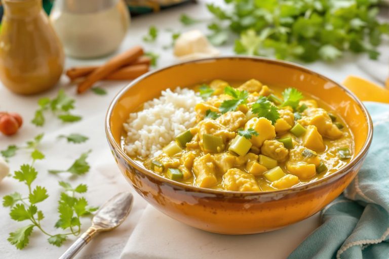 Prêt en moins de 20 minutes, ce curry au poulet et aux poireaux est un régal !.jpg